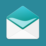 1. Blue envelope with white envelope inside, representing Email Aqua Mail.