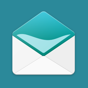 1. Blue envelope with white envelope inside, representing Email Aqua Mail.