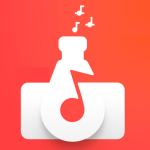 A music note and a bottle with music notes - AudioLab Audio Editor Recorder.