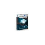 Cloud computing software package, BackupAssist Desktop, displayed on screen.