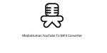MediaHuman YouTube To MP3 Converter - A person using the software on a computer to convert YouTube videos to MP3 files.