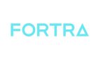 The image displays the word "FORTRA" in light blue, capitalized letters on a white background. The letter "A," replaced by a triangle, presents a sleek look reminiscent of Fortra Automate's precision.